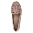 thumbnail image 4 of Time and Tru Women's Fringe Suede Moccasins, 4 of 6