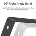 thumbnail image 4 of Heavy Duty Floating Shelf Bracket Wall Mounted Metal Shelving Bracket Simple Decorative Shelf Brackets Hardware, 4 of 8