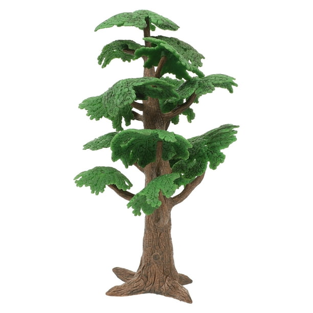 Simulación de decoración de árboles: Escena de diseño de árbol decorativo, modelo de árbol para escritorio
