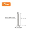 thumbnail image 2 of Unique Bargains M1.2x0.25x10mm 50Pack Metal Flat Round Head Screws Phillips Drive Machine Bolt, 2 of 5