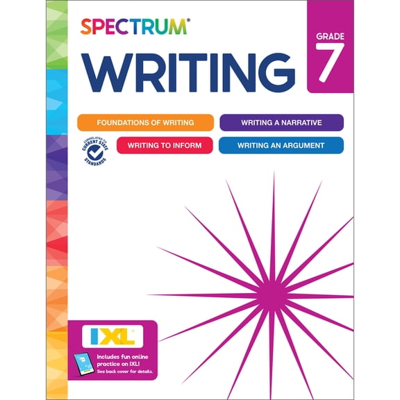 Spectrum Spectrum Writing Workbook, Grade 7, (Paperback)