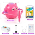 thumbnail image 6 of Drawing Robot for Kids, Interactive Educational Drawing Robot with Voice Interaction, Magic Painting Robot Toy with 100 Word Cards & 16 Color Pens for Girls and Boys Age 3+ (Pink), 6 of 6