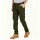thumbnail image 1 of Ceisia Men Solid Color Multi Pocket Button Work Pants Outdoor Casual Gift Loose Trousers, 1 of 7