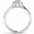 thumbnail image 3 of 1/2 Carat T.W. Diamond 10kt White Gold Double Halo Engagement Ring, 3 of 5