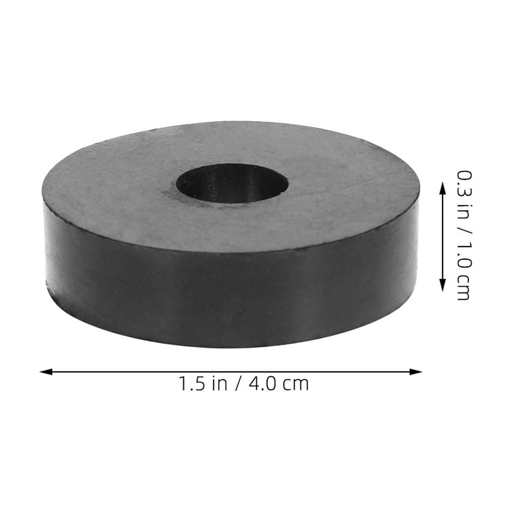 ULTNICE 20Pcs Abrasion Resistant Black Rubber Washers for Household Appliance Repair