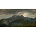 thumbnail image 2 of Aleksander Kotsis 18x11 Black Ornate Wood Framed Double Matted Museum Art Print Titled - Tatra Mountains - View of Giewont (From 1870), 2 of 5