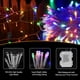 thumbnail image 2 of RV Coloridas luces de cadena de cuento de hadas de Navidad de interior de 10 m 100 LED, 8 modos de luces de cadena a prueba de agua con pilas para decoración del hogar, fiesta, Navidad, boda Rojo Verde, 2 of 5