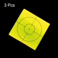 thumbnail image 3 of Uxcell 3pcs Survey Reflector Sheet 150x150mm Self-Adhesive Survey Target Mark Green, 3 of 6