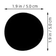 thumbnail image 2 of TABLZONE Black Circle Sticker Labels for Storage Bins Writable PVC Self Adhesive for Kitchen Office Pantry, 2 of 8