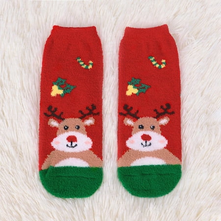 

5 pair Womens Christmas Socks Gifts For Women Girls Funny Novelty Colorful Cotton Holiday Crew Socks Color Random