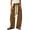 Brown, variant on Barrel Sweatpants Women High Waisted Wide Leg Lounge Pants Drawstring Waist Contrast Patchwork Pant