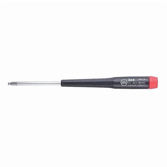 Wiha Precision Hex Screwdriver 5/64 in Round 26419