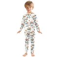 thumbnail image 3 of Dailycode Cotton Pajama Set Snug Fit Long Sleeve Top and Pants for 18M-8Y Cute Koala Wearing Hat, 3 of 7
