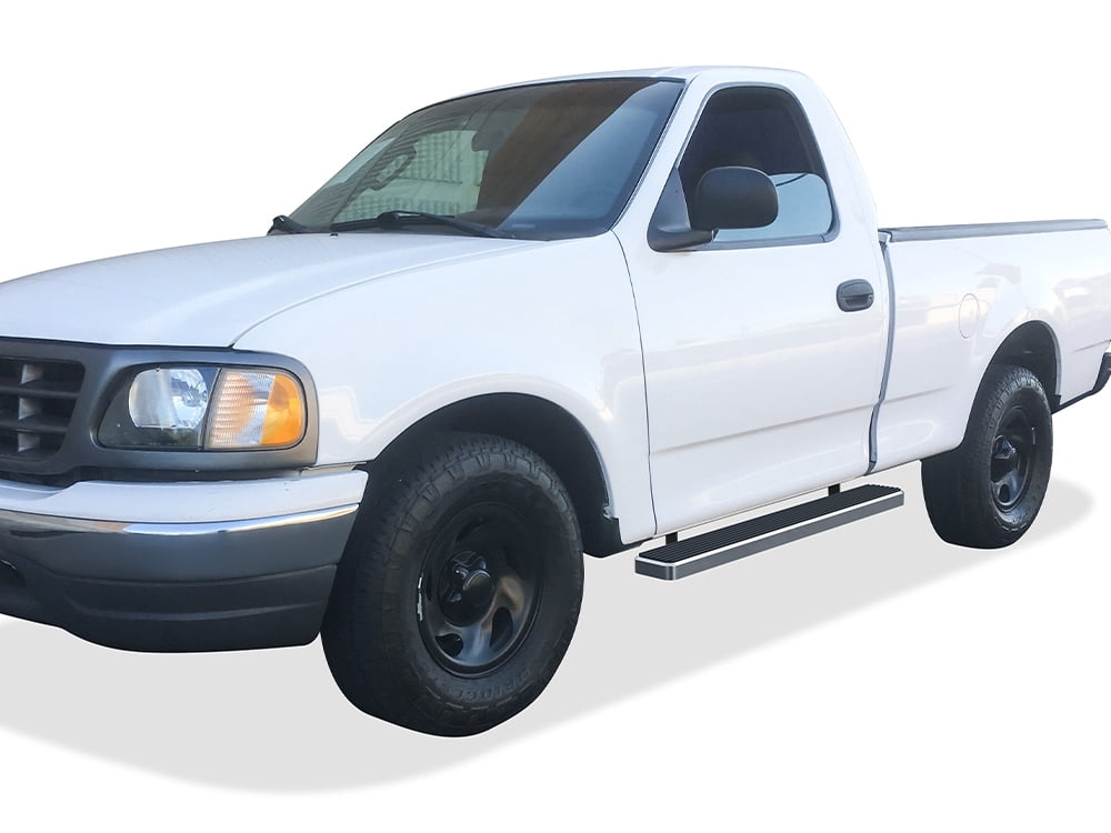 APS Running Boards 6 inches Compatible with Ford F150 F250LD 1997-2003 Regular Cab (Include 04 Heritage)(Not for Lightning Model) (Nerf Bars Side Steps Side Bars)