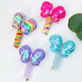 thumbnail image 5 of Cinta elástica para el pelo con forma de mariposa para niña, banda elástica para el pelo, accesorios para el cabello de fiesta, novedad, 5 of 5