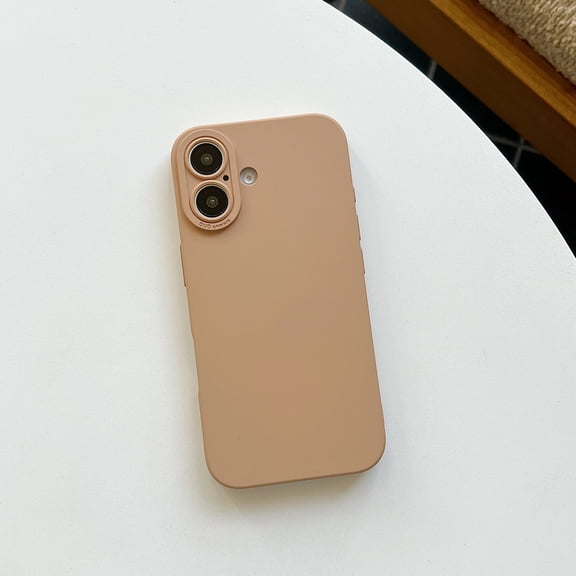 TECH CIRCLE  for iPhone 16e Rubber TPU Magnetic Case,Compatible with Magsafe,Premium Classic Liquid Silicone Slim Shockproof Cover,Anti-Scratch Microfiber Lining,Desertgold