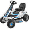 Restored Scratch and Dent HART 80-Volt 30-Inch Deck Lithium-Ion Riding Lawn Mower Kit (1) Super Charger (Refurbished)