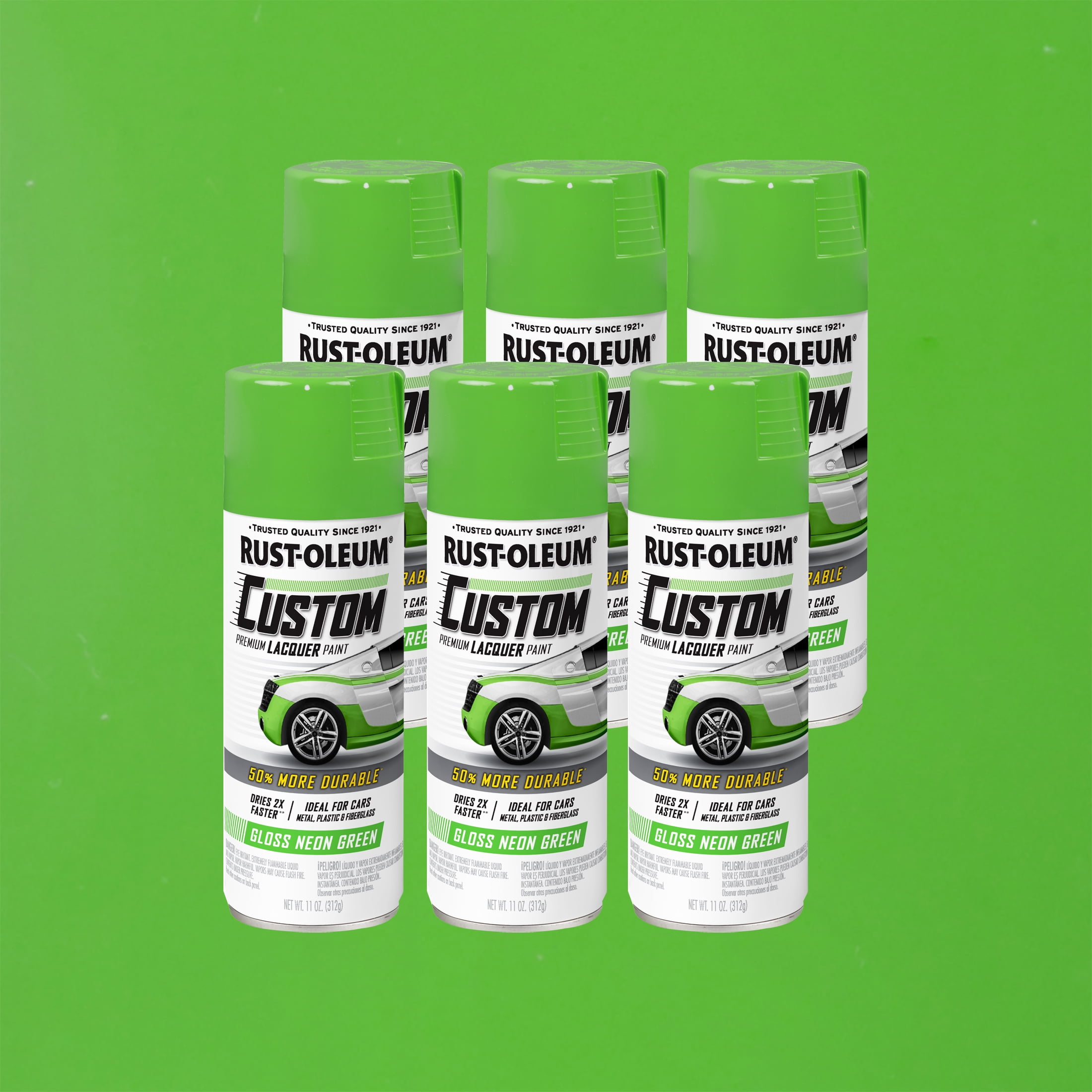 6 Pack, Black, Rust-Oleum Automotive Spray Paint for Plastic 6 Pack, Black, Rust-Oleum Automotive Spray Paint for Plastic