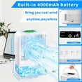 thumbnail image 4 of Personal Air Cooler, Evaporative Air Conditioner with Energy Saving, 3 Wind Speeds, Quiet Operation, Timer Function, 7 Colors Light, Large Water Tank, Remote Control for Home, Office, Outdoor, 4 of 5