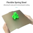 thumbnail image 3 of PEI Build Plate 3D Print Bed Double Side Textured PEI Surface Magnetic Spring Steel Flexible Platform Removable Build Surface Print Mat Compatible with Bambu Lab X1/X1C/X1E/P1P/P1S/A1 3D Printer, 3 of 7