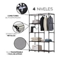thumbnail image 3 of Closet Organizador de Ropa | Armario Armable | Ropero Portátil Amplio | Acero Inoxidable | Tela Impermeable, 3 of 5
