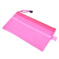 thumbnail image 2 of Bolsa de papelería de PVC transparente, bolsa de papel con doble cremallera, bolsa de lápices para estudiantes (colores aleatorios), 12 Uds., 2 of 6