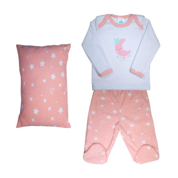 Pijama Luminiscente Baby Mink Pijamink Glow Rosa