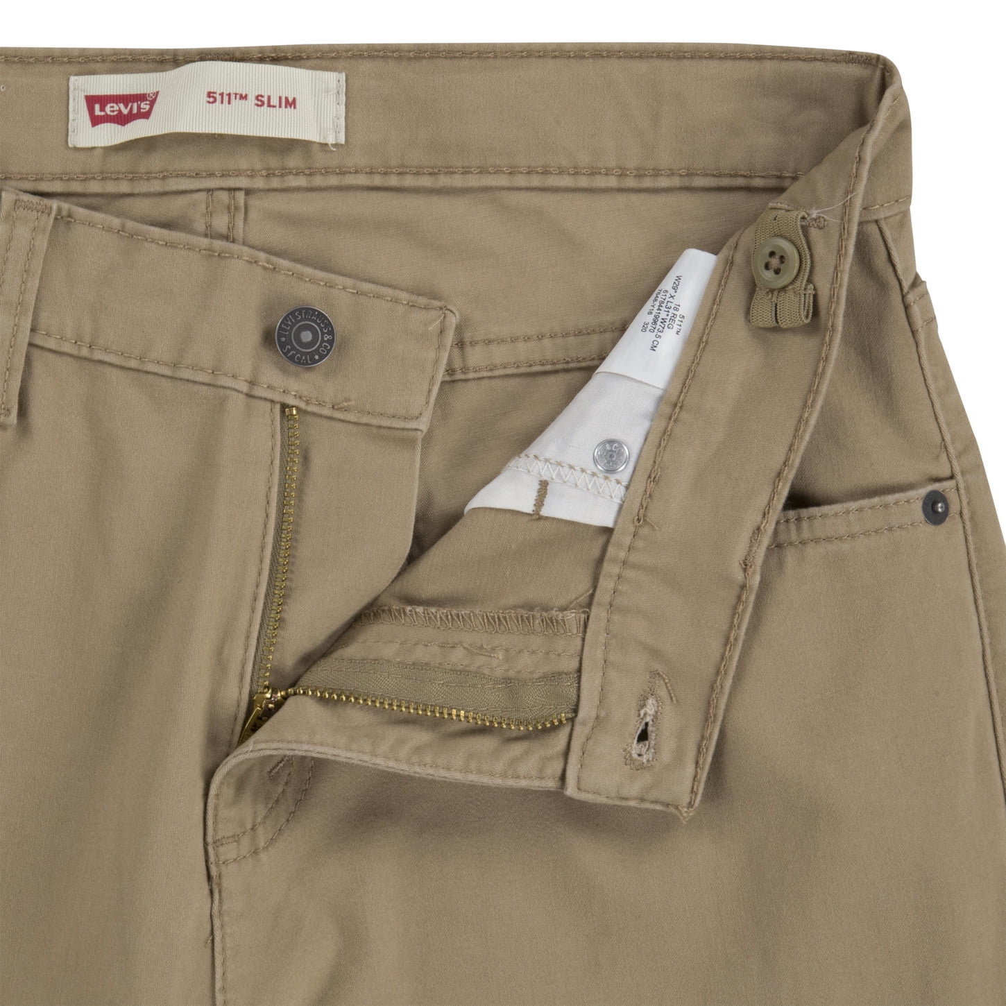Buy Levis Beige Cotton Slim Fit Solid Trousers for Mens Online @ Tata CLiQ