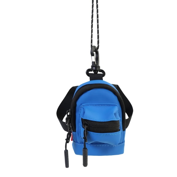 Mini-Hanging Small Backpack, Outdoor Riding Small Portable Handbag can be Used to Store the Change of Keys and Headphones. (Blue)