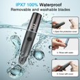 thumbnail image 4 of AROSKY Nose Hair Trimmer for Men Women - Painless Electric USB Rechargeable Eyebrow Trimmer Waterproof Hair Razor Nose Ear Face Body Grooming Kit Washable, 4 of 5