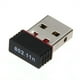 thumbnail image 1 of FELTECHELECTR Adaptador de red WiFi nano USB 2.0 inalámbrico 802.11n de 150 Mbps, receptor, transmisor LAN de red con CD de controladores (negro y rojo), 1 of 6