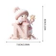 thumbnail image 4 of Uutvery Pink Snowman Initial Ornaments, 2D Acrylic Christmas Tree Decorations, 26 Letter Personalized Alphabet Pendant for Holiday DIY Crafts, Home Party Supplies, Festive Keepsake Gift, 4 of 6
