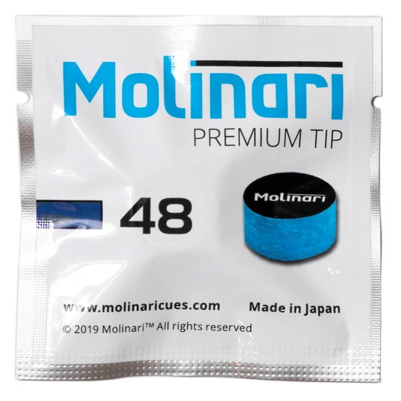Molinari Premium Pool Billiard CUE TIP - 1 pc - 14 mm