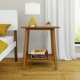 thumbnail image 2 of Max & Lily Solid Wood Nightstand, Mid-Century Modern Bedside Table, Side Table for Bedroom, 2 of 8