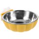 thumbnail image 2 of Tazón de alimentos para perros de forma de calabaza Tazón de acero inoxidable de acero inoxidable, 2 of 5
