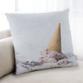 thumbnail image 1 of Ahgly Company Foods Ice Cream Indoor Throw Pillow, 18 inch by 18 inch, 1 of 6