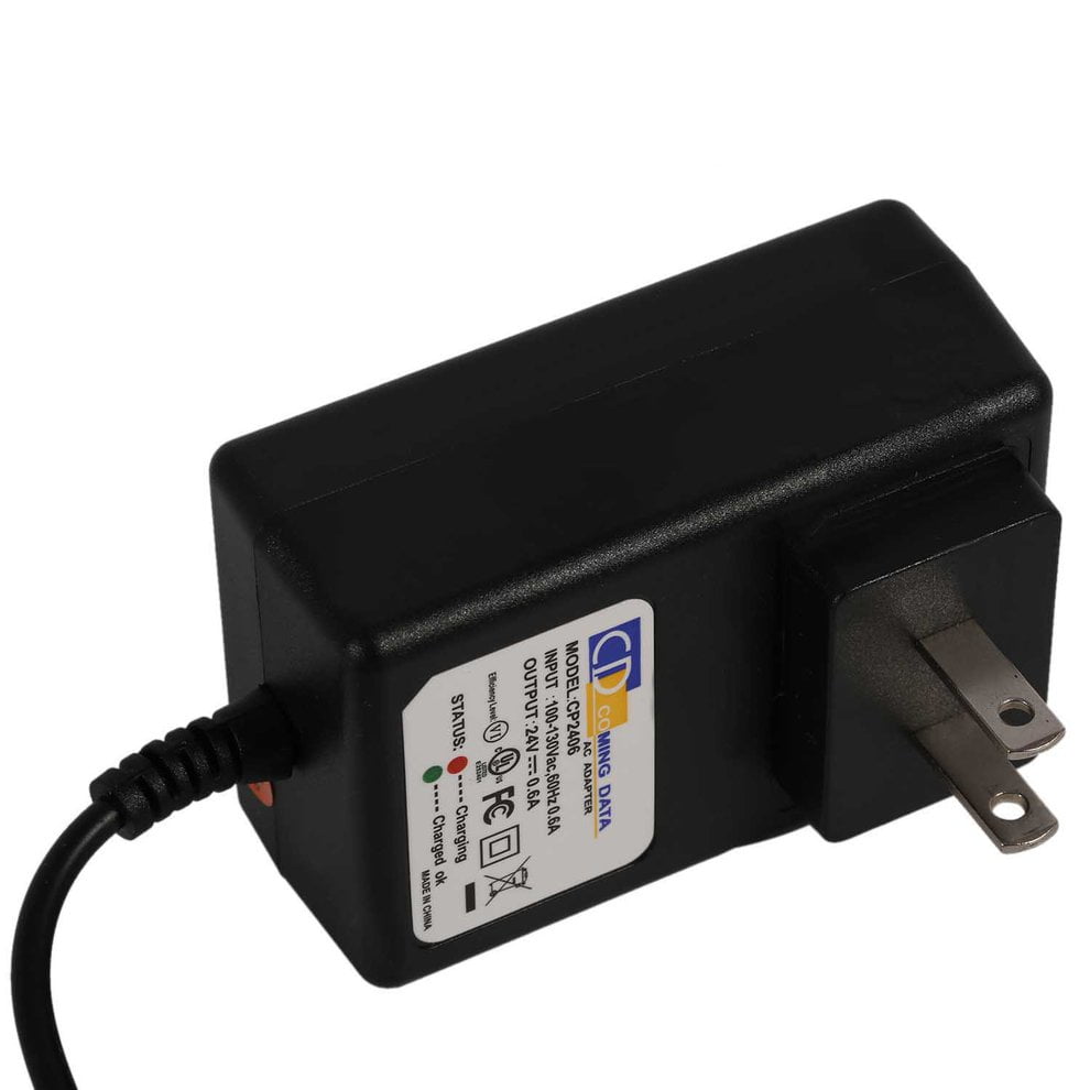 24V 0.6A 3Prong Battery Charger For Razor Scooter Bike E100 E125 E500S