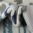 thumbnail image 3 of Unique Loom Outdoor Coastal Collection Area Rug - Bodrum (2' x 8' Runner Ivory/Navy Blue), 3 of 6