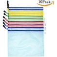 thumbnail image 2 of 10Pcs A4 Size Zipper File Bags 5 Colors Transparent Waterproof PVC Bag for Office Stationery Storage and Business Document Organizer, 2 of 8