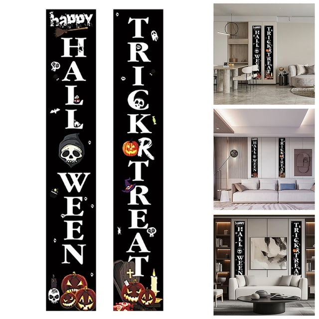 Cartel Colgante Para Puerta De Halloween Decoración De Halloween Cartel De Bienvenida Para Exteriores Adecuado Para La Decoración Del Porche Delantero Decoración Para Exteriores Adecuado Para El Jar