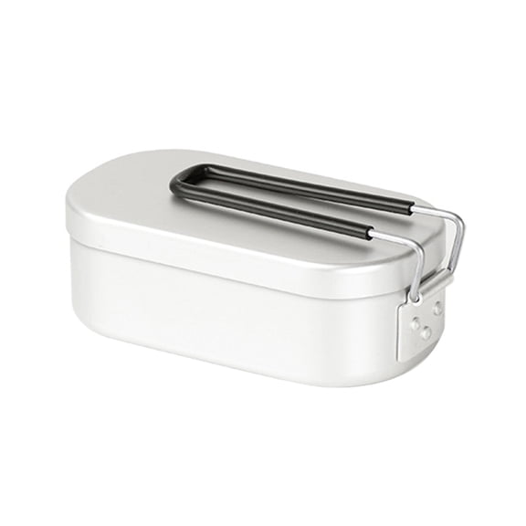 Aluminum Lunch Container with Handles Outdoor Insulated Lunch Box for KidAdu1tAluminum Lunch Container Outdoor Insulated Lunch Box Portable Camping Bento Box