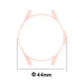 thumbnail image 3 of Transemion Watch Case PC All-round Protection Skin Detachable Shell Screen Protector Cover Replacement for Watch4 40mm/44mm [44mm] pink, 3 of 6