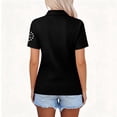 thumbnail image 3 of Womens Polo Shirts Short Sleeve Collared Golf Polo Shirt Us Flag Print 250 Anniversary Independence Day Patriotic Tee Tops, 3 of 4