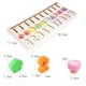 thumbnail image 5 of Colorido Tablero De Aprendizaje De Lógica De Madera Educación Temprana Conteo De Colores Matemáticas Geometría Cognición 4 En 1 Juguetes Educativos Para Niños Niño Niña Preescolar Sweethay FN002586-00, 5 of 6