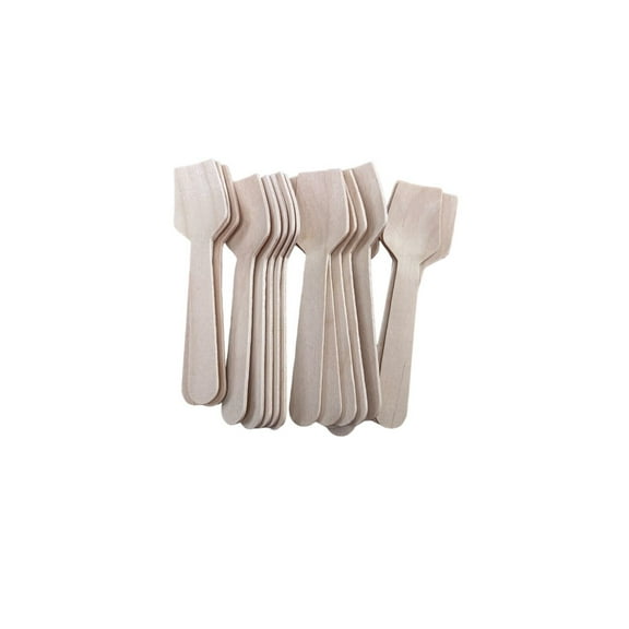 Eleganceinlife Wood Ice Cream Spoons Pack of 20