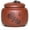 Red,Chrysanthemum, variant on Yixing Clay Jar 17.5 Oz,Zisha Loose Leaf Tea Storage Canister Pot,Keep Bulk Tea Tidy and Fresh