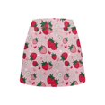 thumbnail image 6 of Garronmavis Strawberry Golf Skirts for Women Tennis Skirt with Pocket Flower High Waisted Running Casual Athletic Skorts Built-in Shorts, Pink, Size L, 6 of 6