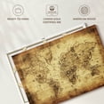 thumbnail image 6 of Elephant Stock Ancient World Map Wall Art - Horizontal Canvas Wall Art - Living Room Wall Decor - Map Canvas - Black And Yellow Decor - 45" x 30", 6 of 8