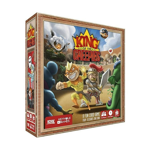 Idw Games King of The Creepies Card Game Two Players Ages 12 Years and Up