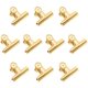 thumbnail image 1 of Gold Binder s, paquete de 10 abrazaderas de bisagra de metal grande de acero inoxidable de 2 pulgadas para fotos, cocina casera, suministros de oficina (50 mm) esquí esquí Gafas de esquí, 1 of 5